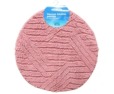 Baltic Aqua Vannas istabas paklājiņš D70cm Square, rozā