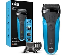 Barzdaskutė Braun 310BT WD, ni-mh, mėlyna sp./juoda sp.