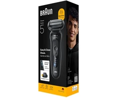 Barzdaskutė Braun Series 5 52-N1200S, li-ion, juoda sp.