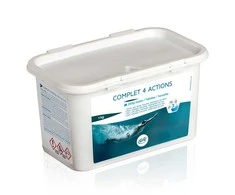 Pool_Expert Baseinų priežiūr priemon Pool Expert COMPLET 4 ACTIONS 1kg