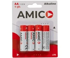 Baterijos AA 4vnt Amico