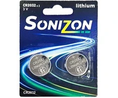 Baterija „Sonizon CR2032“ 2 vnt.