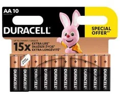 BATTERIES DURACELL AA 10VNT