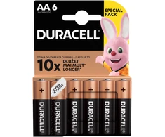 Duracell Basic Pagrindinė AA/LR6 baterijos lizdinė plokštelė po 6