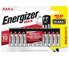 Elementai ENERGIZER MAX. AAA/LR03. 1,5 V. 12 vnt.