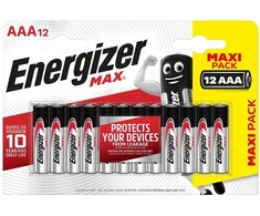 Elementai ENERGIZER MAX. AAA/LR03. 1,5 V. 12 vnt.