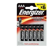 Baterijos Energizer E300132500 LR03 AAA (6 uds)