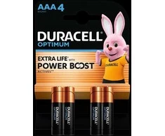 Elementai DURACELL OPTIMUM. AAA/LR03. 1.5V. 4 vnt