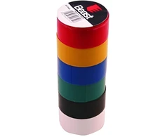 Beast Izoliacinė lipni juosta 19mm/5m Spalva:Daugiaskalvė Komplektas:6vnt
