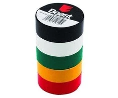 BEAST Lipni juosta Izoliacinė 19mm 10m Spalvota (5 vnt.)