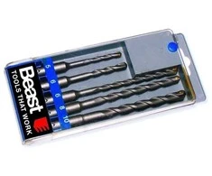 Grąžtas BEAST Grąžtų rinkinys betonui SDS 5-10mm 5vnt.