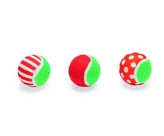 Beeztees Šuns žaislas, kamuolys, 5 cm, raudonas/žalias
