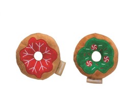Beeztees Žaislas dla Psa Pluszowy Donut Mix Kolor 12cm