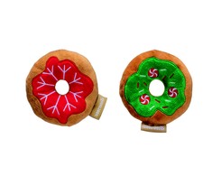 Beeztees Žaislas dla Psa Pluszowy Donut Mix Kolor 12cm