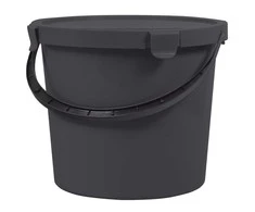 Berry Bucket Kibiras Plast Team 60790807, 10 l, pilka sp.