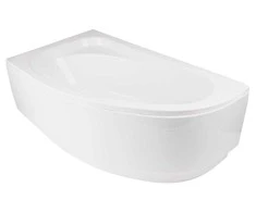 Besco Vannas panelis Piramida Cornea 140, 140 cm x 54 cm x 8 cm, kreisā