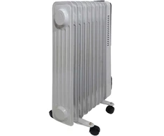 Besk Alyvos radiatoriaus 9 Sekcijų 2000W Pilka