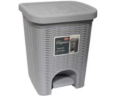 Besk Atliekų konteineris su pedalu Milo 245x250x320mm, pilkas