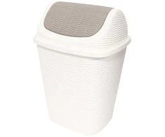 Besk Atkritumu konteineris Gaby1 Gaby1 su atverčiamu dangčiu 260x230x410mm Balta