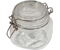Besk Burciņa stikla ar stikla vāku 500ml
