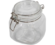 Besk Burciņa stikla ar stikla vāku 750ml