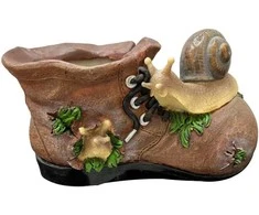 Besk Sodo dekoracija Sraigė Ant Batuko 21x9x11cm