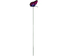 Besk Sodo dekoracija Drugelis dvigubas 7cm plastikinis