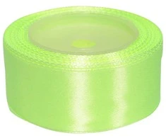 Besk Dovanų juosta satininė Žalia 3.2cm x 15m