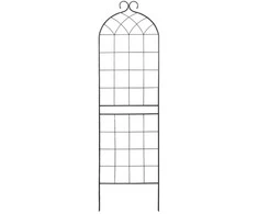 Besk Dekoratyvinės metalinės grotelės 50x180cm, juodos