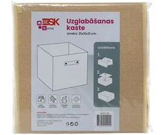 Besk Daiktadėžė 31x31x31cm be dangčio Smėlio spalvos