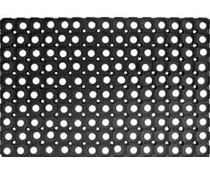 Besk Kilimėlis lauko durims Guminis 40x60 cm Juodas