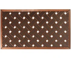 Besk Durų kilimėlis 40x70cm guminis aukso rudos spalvos