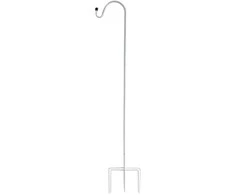 Besk Žibintų laikiklis metalinis 120cm, baltas