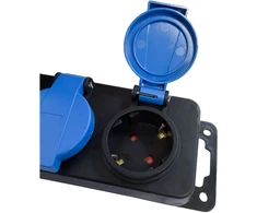 Besk Lauko prailgintuvas, 3 lizdų, IP44 su įžeminimu, 3 m, 3G x 1,5 mm²