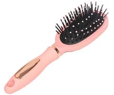 Besk Plaukų šepetėlis 18cm Šviesiai rožinis 1 vnt.