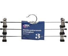 Besk Metalinis pakabukas su kaiščiais 35x10cm, 3vnt.