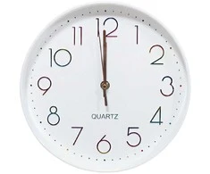Besk Sieninis laikrodis, 25 cm, baltas