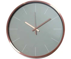 Besk Sieninis laikrodis 30cm, metalinis