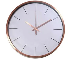 Besk Sieninis laikrodis 30cm, metalinis