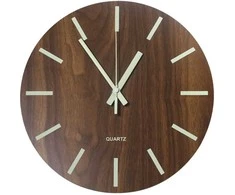 Besk Sieninis laikrodis šviečiantis 30cm