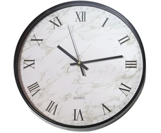 Besk Sieninis laikrodis, 30 cm, baltas