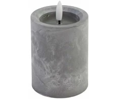 Besk Svece LED 7.5x12cm, akmens efektu