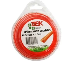 Besk Trimmerio valas 2.0mm 15m Trikampis
