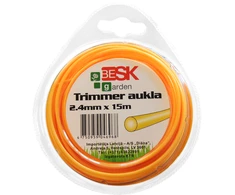 Besk Žoliapjovės laidas 2,4 mm * 15 m apvalus