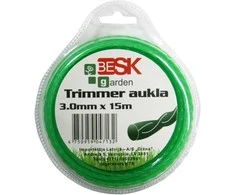 Besk Žoliapjovės laidas 3,0 mm * 15 m suktukas