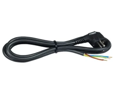 Besk Laidas su kištuku 3x1mm² 3m Juodas