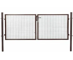 Besk Dvipusiai vartai 4m x 1.5m Ruda su spyna