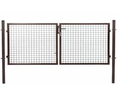 Besk Dvipusiai vartai 4m x 1.5m Ruda su spyna