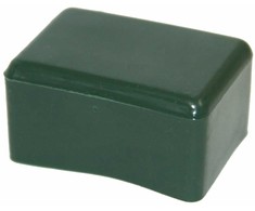 Besk Tvoros stulpo dangtelis 40x60mm kvadratinis, žalias