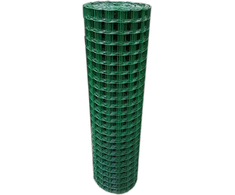 Besk Suvirinta tvora PVC dengta Žalia 1x10m (12.7x12.7mm)
